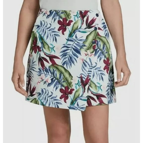 Lady Hagen Women's 16 Palm Overlap Golf Skort, Palm Mint, Size 8