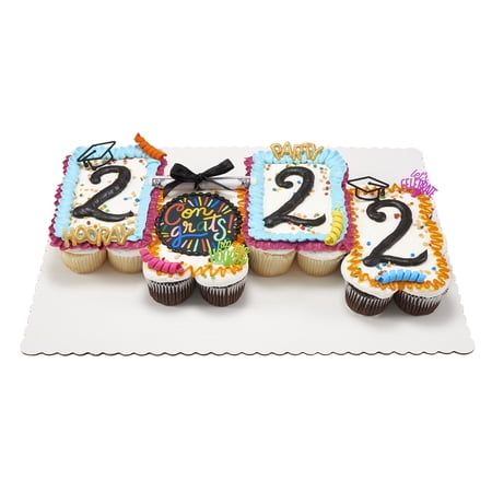Grad Bright Future Cupcake Cake
