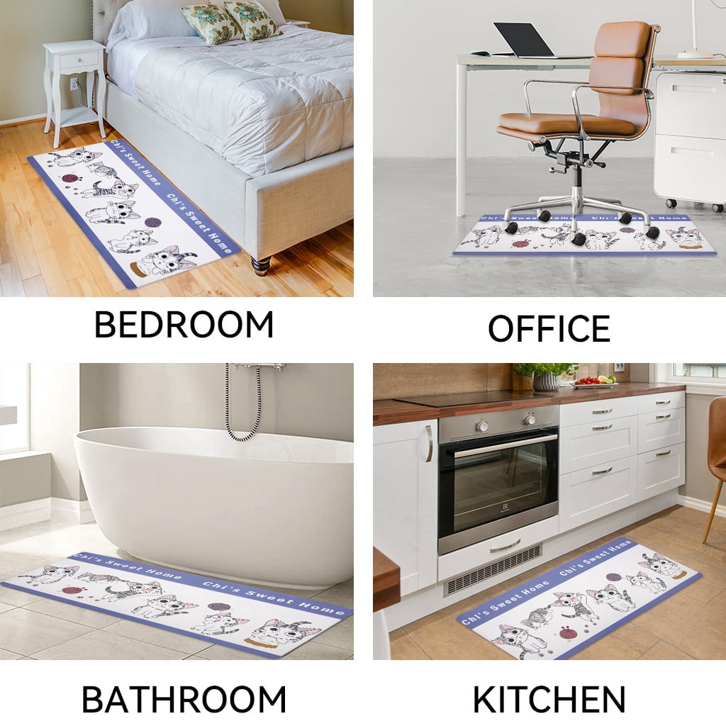Ray Star Kitchen Floor Mat 19.7"X31.5"X0.31" Non Slip Waterproof Kitchen Mats and Rugs Heavy Duty Ergonomic Comfort Mat Anti Fatigue Mats for Kitchen Floor…