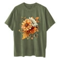 thumbnail image 6 of Drses Cute Spring Tshirt Oversized Floral Graphic Tees Vintage Wildflower Shirt Womens Boho Hiking T Shirt Summer Plant Tops, 6 of 6
