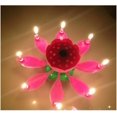 thumbnail image 2 of 2 Pcs Bougies Musicales Fleur Musique Bougie Fleur de Lotus Bougies d'Anniversaire Cadeau Romantique, 2 of 7