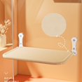 thumbnail image 3 of Suction Cup Cat Hammock - Foldable Suspended Cat Bed for Balcony Window Glass ShopWise Round, 3 of 11