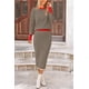 thumbnail image 5 of Conjunto Coordinado PRETTYGARDEN Suéter y Falda a Rayas XXL, 5 of 8