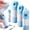3 Blues, variant on Thermal Paper Eraser, 2-in-1 Box Cutter & Thermal Paper Eraser Pen for Covering Printed Information on Shipping Labels and Receipts