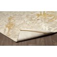 thumbnail image 2 of Tapis Abstrait Texturé Crème Jaune 5 Pieds x 8 Pieds, 2 of 4