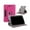 rose Red, variant on 7-Inch Tablet Leather Flip Case With Multi-Angle Stand And 360-Degree Rotating Protection In Black Or Rose Red