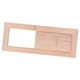 thumbnail image 3 of Ventilación de piso de persiana ajustable Cola Accesorios de aire Sala de sauna rectangular de madera Estilo A, 3 of 8