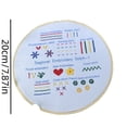 thumbnail image 4 of Embroidery Stitch Practice Kit, Beginner Needle Thread Set, Non-finished Picture, DIY Learning Materials, For Crafting Enthusiasts, Stitch Master Training, Embroidery Project Supplies Akmoler, 4 of 5
