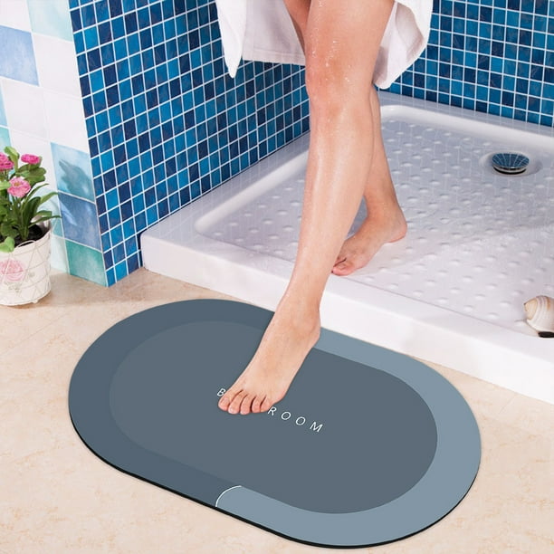 Xihbxyly mi cuenta Alfonbrilla superabsorbente, absorbente y aislante rápida, antideslizante, para puerta de baño, 19,7 x 31,5 pulgadas