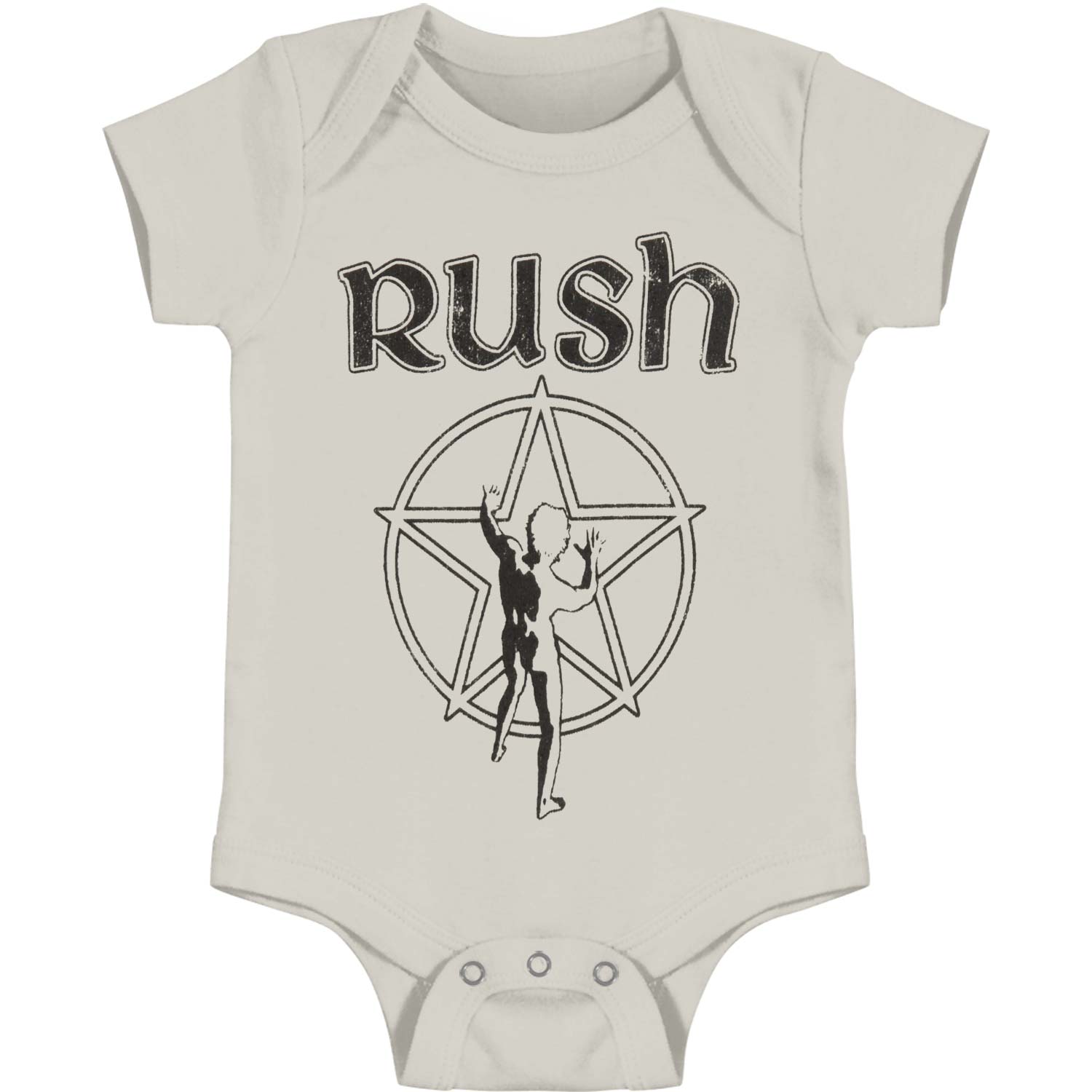 RUSH Rush Baby Boys' Starman Bodysuit 6 12 Months White Walmart