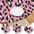 thumbnail image 4 of Pink and Black Of Leopard Print Round Fitted Tablecloth with Elastic Edge,Dining Table Cover Waterproof,Outdoor Round Tablecloth for Camping,Dining,Indoor and Outdoor, 4 of 7