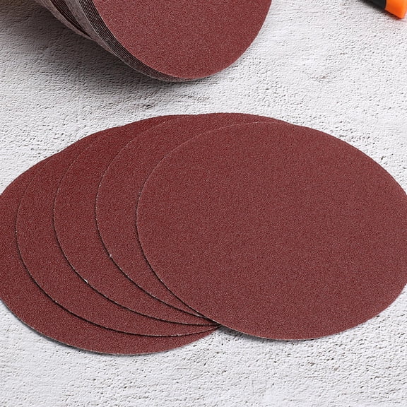 HAMPPLIES 100Pcs Aluminum Oxide Sanding Discs for Fast Grinding on Multiple Surfaces