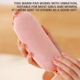 thumbnail image 3 of Qarigey Cinturón de calefacción eléctrico para mujeres, masajeador cálido para el útero, salud de la cintura para niñas, vibrador, Protección de la piel Rosado, 3 of 5