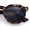Tortoise Frame - Black Lens, variant on SA106 Geometric Bevel Horn Rim Polarized Sunglasses Hipster UV400 TAC Lenses / All Black