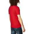 thumbnail image 3 of GUESS Mens Short Sleeve Pima Embroidered Logo Tee Medium Chili Red, 3 of 4
