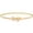 U - Gold Ginkgo Buckle, variant on JASGOOD Womens Elastic Thin Metal Waist Belt, Stretch Chain Belt for Dresses, Skinny Rhinestone Adjustable Waistband Gold