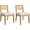 Natural, variant on Rattan Dining Chairs Set of 2, French Country Kitchen Chairs with Rattan Back, Modern Mid Century Dining Room Chair with Wooden Legs for Dining Room/Kitchen/Bedroom/Living Room, Natural