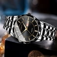 thumbnail image 7 of Business Watch Quartz Watch Wrist Watches Calendar Date Clock Wristwatch Men's Casual Outdoor Business Watch, 7 of 7