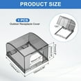 thumbnail image 2 of Uxcell 4.41 x 3.94 x 2.8 Inch Outlet Cover Box, Transparent Black, 2 of 7