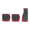 thumbnail image 1 of koolsoo Generic Car Brake Pedal Pad Foot Pedal Cover for Automobile Accessories Red, 1 of 9