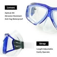 thumbnail image 6 of Optical Diving Gear Kit Myopia Snorkel Set, Different Strength for Each Eye, Nearsighted Dry Top Scuba Mask, 6 of 6