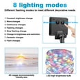 thumbnail image 4 of Cadena de luces LED de 22 m con forma de estrella para exteriores, resistente al agua, para decoración navideña y solar, 4 of 6