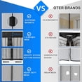 thumbnail image 2 of KISPATTI Magnetic Screen Door - Mesh Net Doorway Magnet Closure Keeps Bugs Out, Lets Cool Air in, 2 of 8