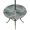 Teal, Gray, White, variant on Round Outdoor Tablecloth with Umbrella Hole and Zipper, Red Grey Abstract Tablecloth with Elastic Waterproof, Vintage Graffiti Distressed Mottled Art Patio Table Covers for 55" - 60" Pool Tables