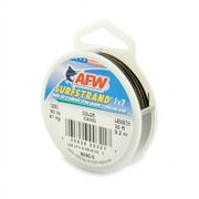 AFW B090-0 Surfstrand Bare 1x7 Stainless Steel Leader Wire 90 lb
