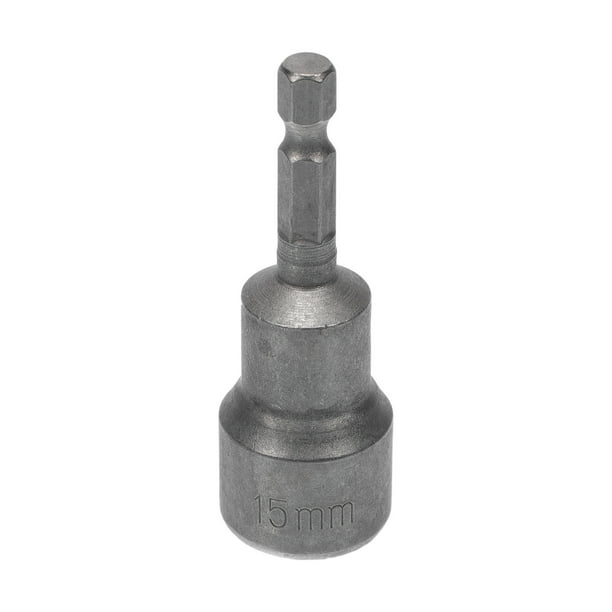 Herramienta de socket de impacto Unique Bargains para reparación de automóvil, motocicleta, dirtbike, duradera CR-V 65mm 1 Pcs tono de titanio 6 puntos 15mm
