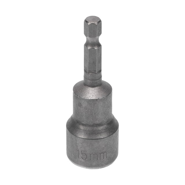 Herramienta de socket de impacto Unique Bargains para reparación de automóvil, motocicleta, dirtbike, duradera CR-V 65mm 1 Pcs tono de titanio 6 puntos 15mm