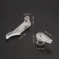 thumbnail image 2 of Uxcell 0.14'' Ceiling Lampshade Clips Fixed Buckle Light Fixture Accessories Plastic Transparent 6 Pcs, 2 of 6