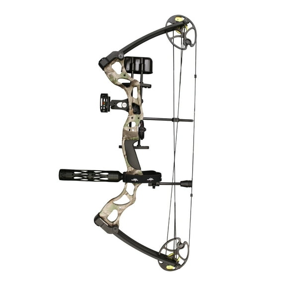 SAS 70 Lbs 30'' Compound Bow Travel Package with Arrows Hard Case Loaded