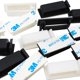 thumbnail image 5 of Clips autoadhesivos para gestión de cables, organizadores de cables, clips para cables, soporte para cables para TV, PC, portátil, cable Ethernet, escritorio, hogar, oficina, interior y exterior [50, 5 of 5
