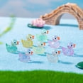 thumbnail image 1 of Adorno de pato con purpurina Homerr, figura de pato de resina, mini adorno de pato transparente con purpurina, linda artesanía de resina, figura de pato colorida, estatua, decoración de micropaisaje, 1 of 8