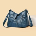 thumbnail image 3 of Stylago Women Crossbody Purse Leather Messenger Shoulder Bags Fashion Soft Medium Tote Top Handle Satchel Gift for Lady Blue, 3 of 4