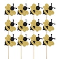 thumbnail image 3 of GOOHOCHY 12pcs Lovely Bee Cake Toppers for Birthday Baby Shower Party Supplies Multi Paper Props, 3 of 8