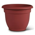 thumbnail image 6 of Bloem Ariana Pot Planter: 16" - Burnt Red - Durable Resin Pot, For Indoor and Outdoor Use, Gardening, Self Watering Disk Included, 6 Gallon Capacity, 6 of 6