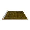 thumbnail image 2 of Ahgly Company Machine Washable Indoor Rectangle Abstract Yellow Modern Area Rugs, 2' x 3', 2 of 4