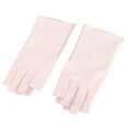 thumbnail image 1 of Half Finger Nail Gloves, Anti UV Gloves Comfortable Sunburn Protection UV Protection Not Easy To Deform  For Manicures Beige,Pink, 1 of 8