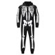 thumbnail image 3 of Traje de carnaval de Halloween, disfraz familiar, mono de esqueleto de hueso, mono con capucha y cremallera para cosplay para adultos, niños, mujeres, hombres, niños y niñas, 3 of 5