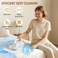 thumbnail image 3 of Sentryse 11Kpa Handheld Mattress Vacuum Cleaner, UV Light for Deep Cleaning Bed, Sofa, Couch, Pillow, 3 of 8