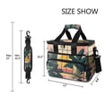 thumbnail image 3 of FORMRS Insulated Cooler Bag 24 Cans Capacity Soft Leakproof Lunch Box with Side Pockets, Pink Sunset, 3 of 7