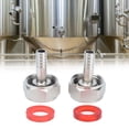 thumbnail image 4 of Keg Connector, American Type Easy To Install 2PCS Keg Coupler  For Home Brew For Bar For 5/16in ID Beer Hose, 4 of 8
