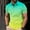 50#Green, variant on Men's Casual Gradient Short Sleeved Lapel Button Up T-shirt Top Pullover Mens Door Stops For Wall Tank Tops Orange