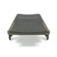 thumbnail image 4 of Leah Outdoor Wicker and Wood Chaise Lounge with Pull-Out Tray, Set of 4, Gray, 4 of 7