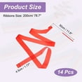 thumbnail image 2 of Uxcell Dance Ribbons, Gymnastics Dance Streamers with Non-Slip Wand Dance Flag Red, 2 of 7