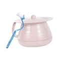 thumbnail image 3 of koolsoo Household Spittoon with Cover Bedside Commode Bucket, Multifunction Potty Urinal Pink, 3 of 9