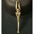 thumbnail image 2 of Monkey Solid Brass Statue Figure Pendant Keychain Crafts Ear Spoon Collect Gift, 2 of 8