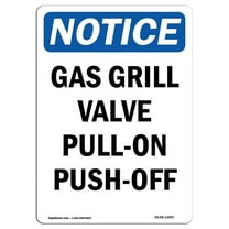 OSHA Notice Sign - Warehouse Open Door Slowly |  Aluminum Sign | Protect Your Business, Construction Site, Warehouse & Shop Area |  Made in the USA